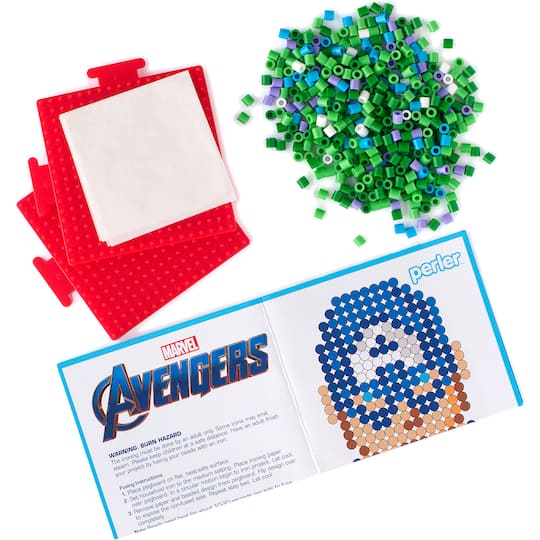 6 Pack: Perler&#x2122; Avengers Fused Bead Kit